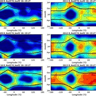 Longitudinal And Altitudinal Variations Of Electron Density In March