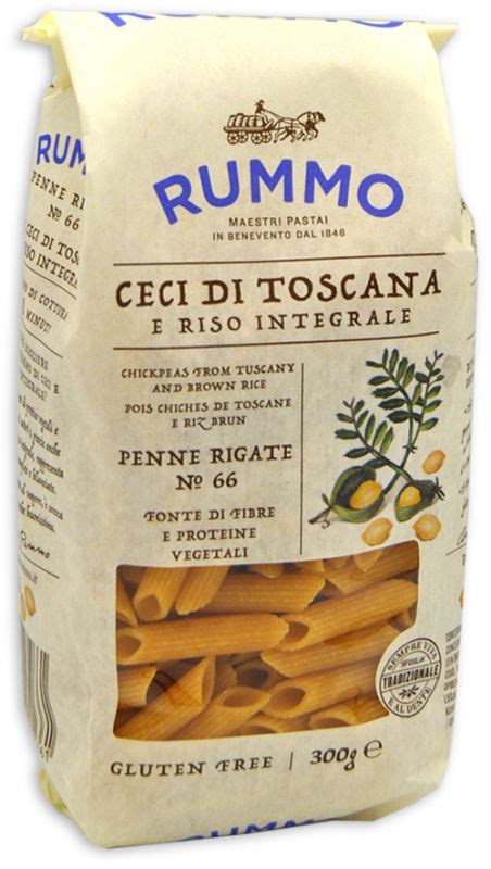 Rummo Penne Rigate N66 Di Ceci E Riso Integrale 300 G