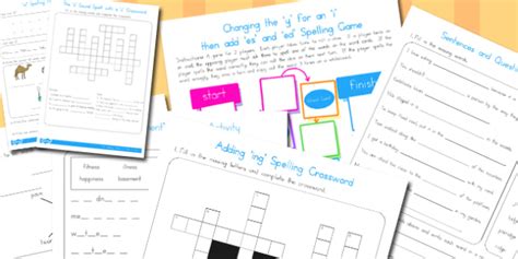 Year 2 Spelling Activities Resource Pack Teacher Made