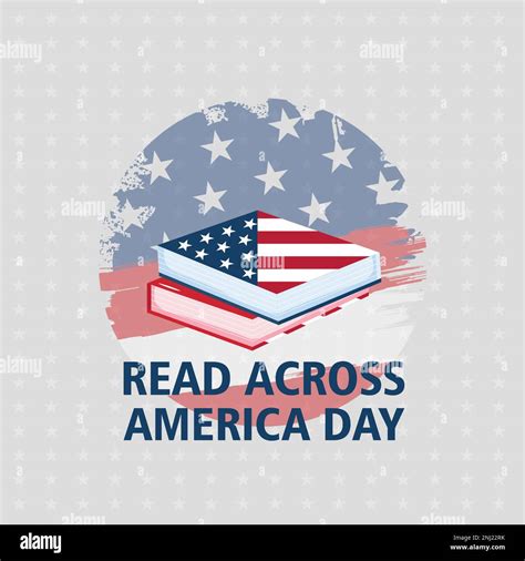 Read Across America Day concept, modern background vector illustration ...