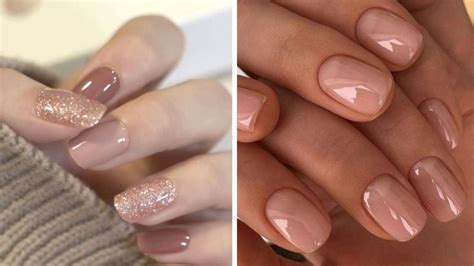 5 diseños de uñas nude elegantes cortas Ser Zen