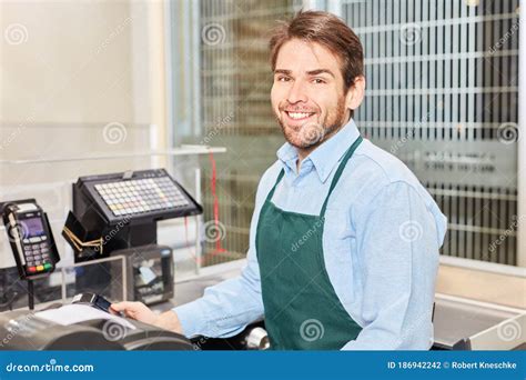 Man And Cashier