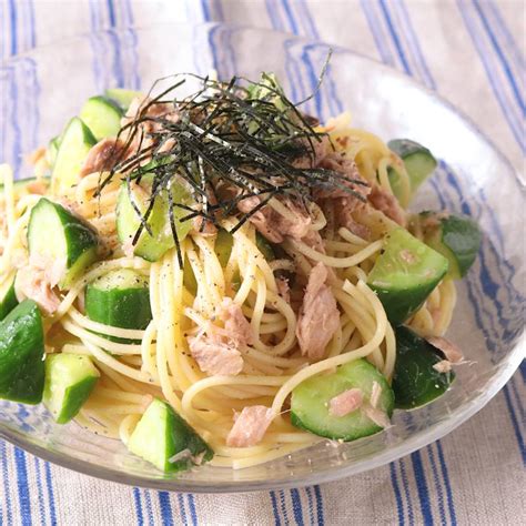 きゅうりとツナの冷製 和風パスタ 作り方・レシピ クラシル