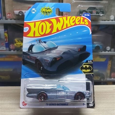 HOT WHEELS TV SERIES BATMOBILE GRAY ORIGINAL HOTWHEELS Shopee