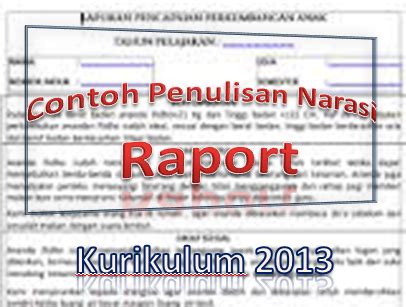 Detail Contoh Pengisian Raport Paud Narasi Koleksi Nomer