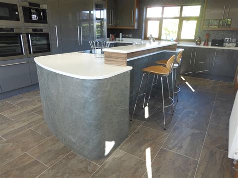 Natural Stone Veneer Domestic Kitchen Island