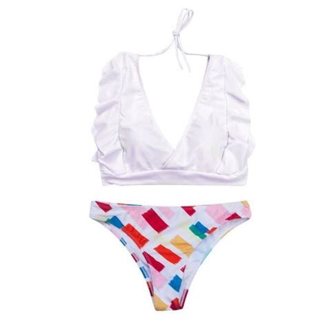Maillot de bain une pièce d été femme bikini deux pièces sexy concis
