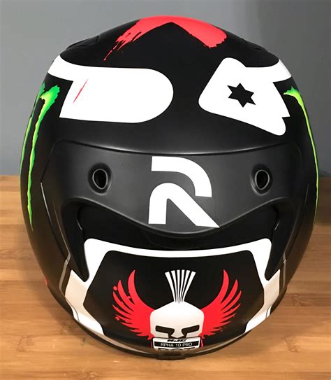 Ahjc Rpha Pro Jorge Lorenzo Replica Helmet Mc F Monster Energy S