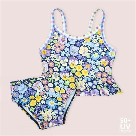 BIKINI VOLADO UV SPRING BLUE Mini Ánima Bebés