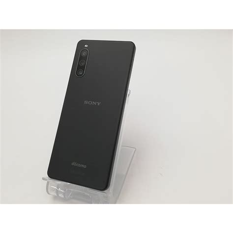 中古SONY docomo SIMフリー Xperia 10 IV ブラック 6GB 128GB SO 52CECセンター保証期間