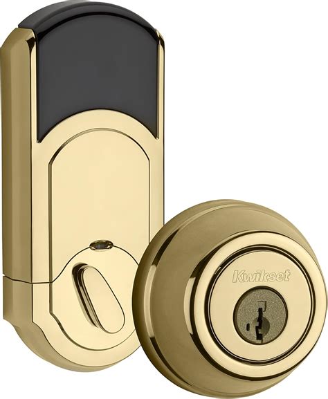 Kwikset 910 Signature Series Traditional Electronic Deadbolt With Z Wave Wireless Remote Home