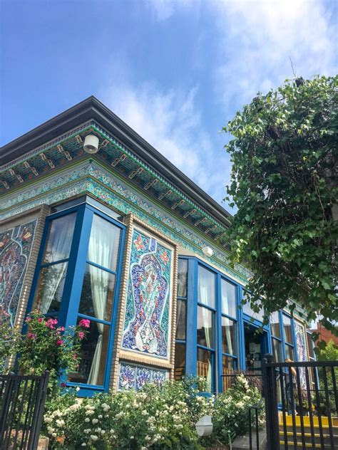 The Boulder Dushanbe Teahouse, hand-crafted in Tajikistan, brings a ...