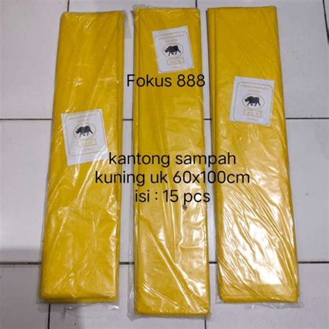 Promo Plastik Sampah Kuning Uk X Plastik Medis Kantong Sampah