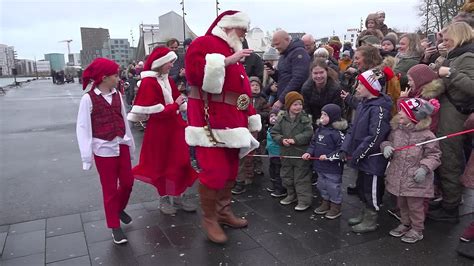 Julemanden Kom Sejlende Til Aalborg Tv Nord