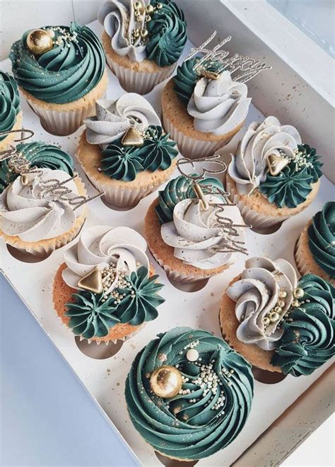 Cupcake Ideas Almost Too Cute To Eat Emerald And Nude Cupcakes