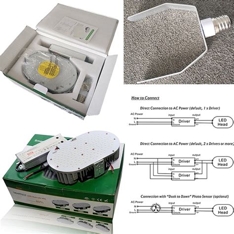 Pole Light Led Retrofit Kits 300w 1000w Metal Halide Led Retrofit