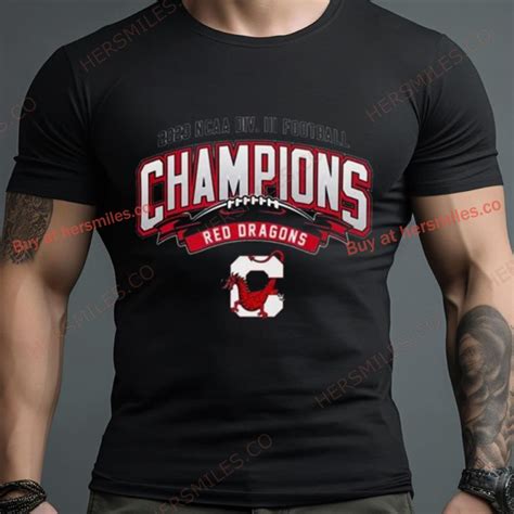 Cortland Red Dragons 2023 Div Football Champions Shirt - Hersmiles