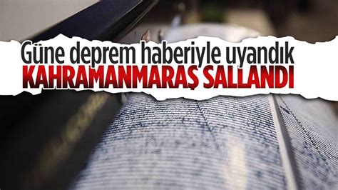 Kahramanmara Ta Korkutan Deprem Ankara Masas