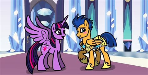 Twilight Sparkle meets Flash Sentry by MelSpyRose on DeviantArt