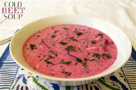 Saltibarsciai: Lithuanian Beet Soup