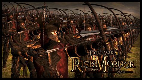 New Rise Of Mordor Units Lord Of The Ring Rise Of Mordor Total War