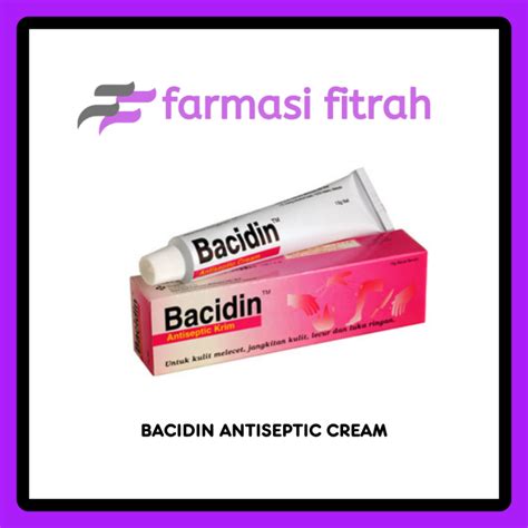 BACIDIN ANTISEPTIC CREAM 15g Lazada