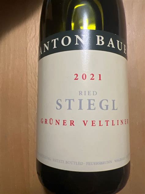 2021 Anton Bauer Grüner Veltliner Riede Stiegl Austria