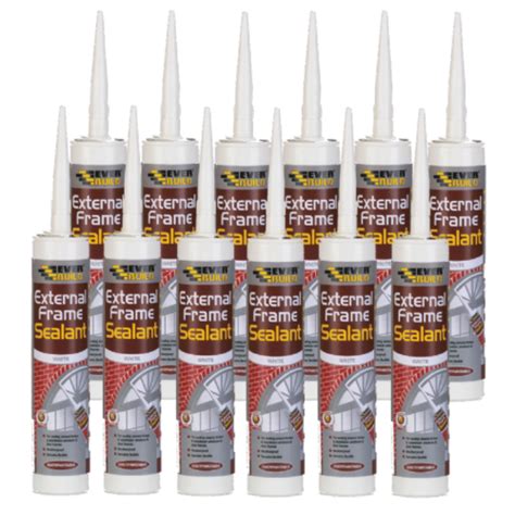 12x EVERBUILD EXTERNAL FRAME SEALANT WINDOW DOOR FRAMES ANTI MOULD EBay