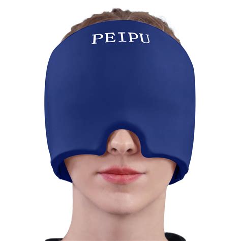 Snapklik Migraine Relief Cap Soothing Headache Ice Pack Cooling Gel Hat Hot Cold Therapy