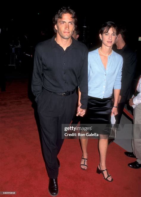 Andrew Shue and Jennifer Hageney at the Premiere of 'The Saint ...