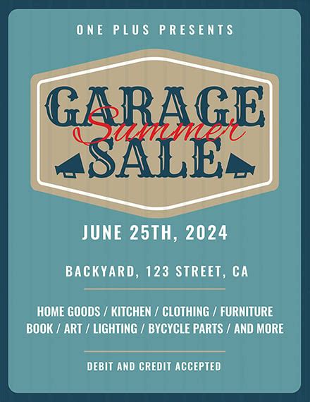 FREE Printable Garage Sale Flyer Template: Download 681+ Flyers in PSD ...