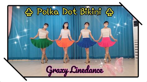 Polka Dot Bikini Linedance Beginner GraxyLinedance YouTube