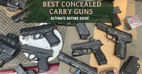 11 Best Concealed Carry Guns Long Term 2024 Test