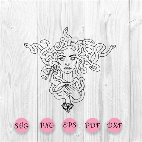 Craft Supplies Tools Medusa Svg Medusa Cut File Medusa Png Medusa