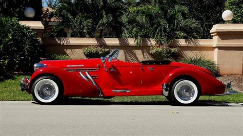 1936 Auburn Boattail Speedster Replica For Sale Rare Car Network