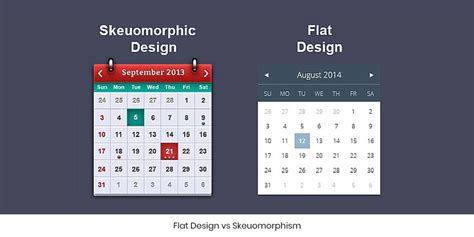 Flat Design vs Skeuomorphism | Jujubee Media