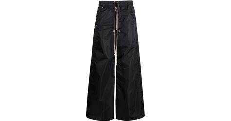 Rick Owens DRKSHDW Geth Bela Wide Leg Trousers In Blue For Men Lyst