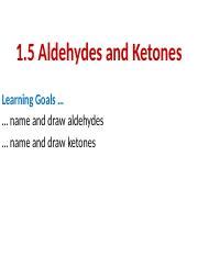 Aldehydes And Ketones Naming And Drawing Organic Compounds With