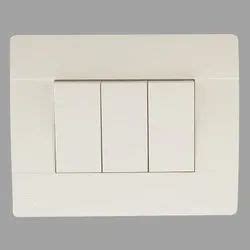 16Amp PVC Electric Switch Board Finishing Type Matte Finish 3 At Rs