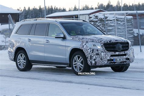 Spied Mercedes Benz Gls The Gl Gets A New Name Mercedes Gls Facelift