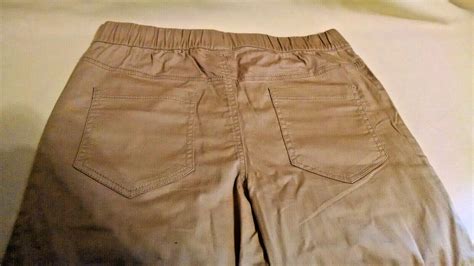 New York Rangers Pants Nwot Tan Youth Med 1012 Drawstring Waist Nhl