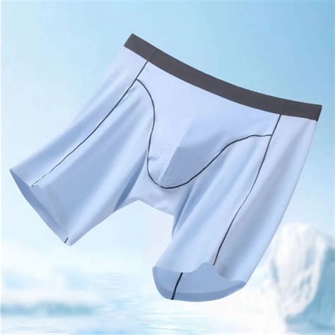 Mens Ultra Thin Ice Silk Boxer Briefs Up To Size 3xl 4 Pack Jewyee Jc03 —