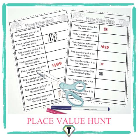 Place Value Scavenger Hunt The Teacher Hero