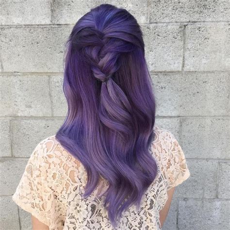 20 Ways To Wear Violet Hair Purple Balayage Hair Color Purple Hair Color Crazy