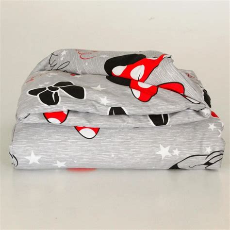 Пододеяльник Бязь Minnie Mouse 145*210 см Серый – фото, отзывы ...