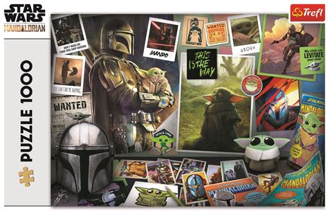 TREFL Puzzle The Mandalorian Grogu 1000 dílků Puzzle puzzle cz