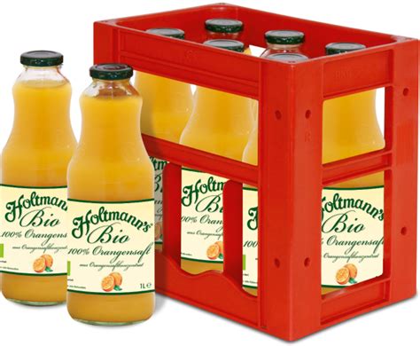 Holtmann S Bio Orangensaft L Mehrwegflasche