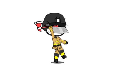 How To Make A Firefighter Outfit In Gacha Club Youtube