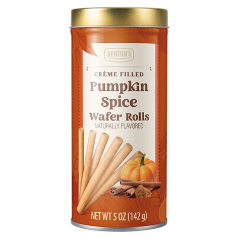 Aldi Bentons Pumpkin Spice Fall Creme Wafer Rolls Same Day Delivery Or