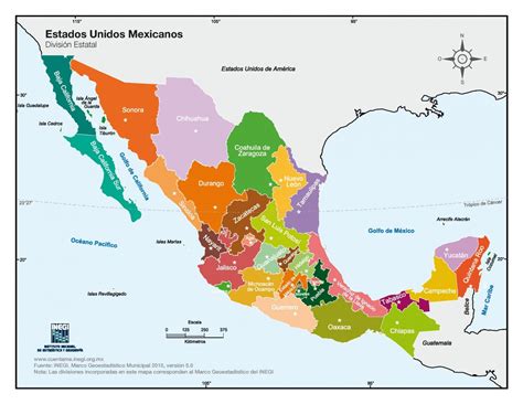 Mapa De La Republica Mexicana Con Nombres Para Imprimir En Pdf 2021 Images